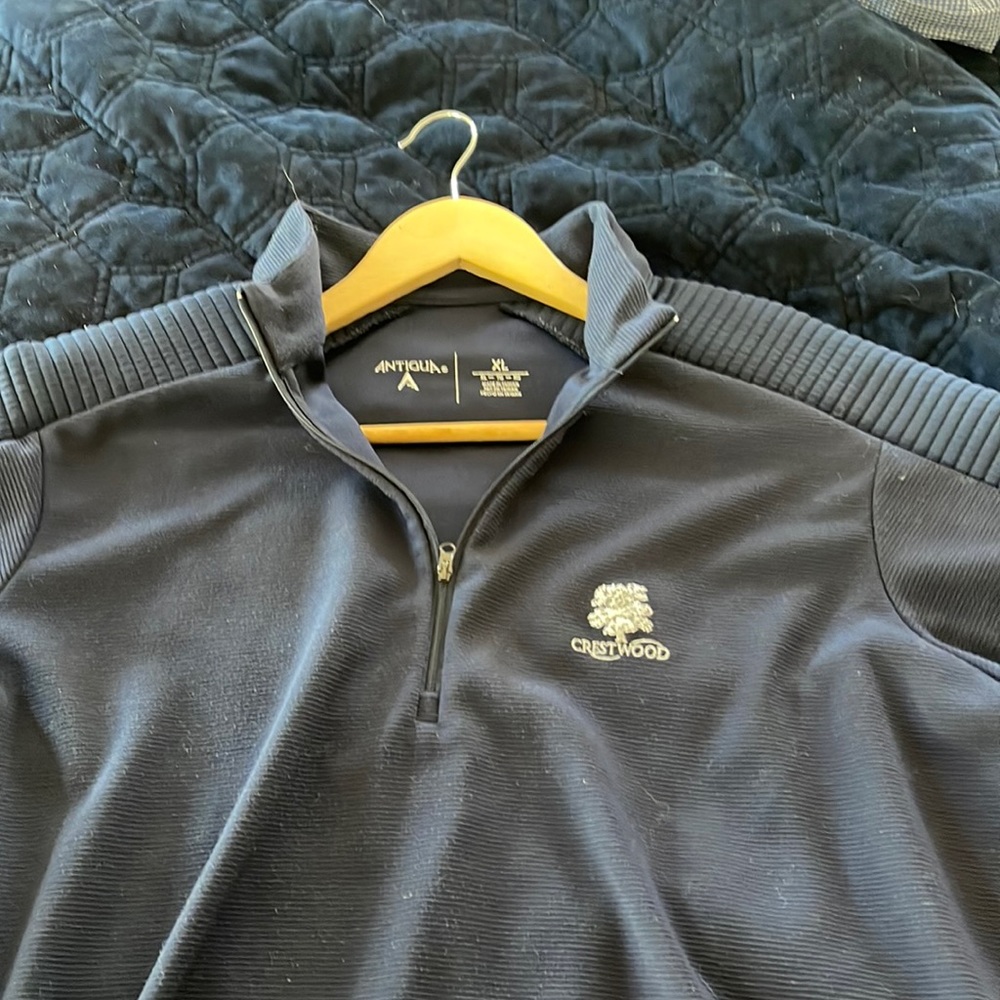 Mens Crestwood Antigua golf zip up